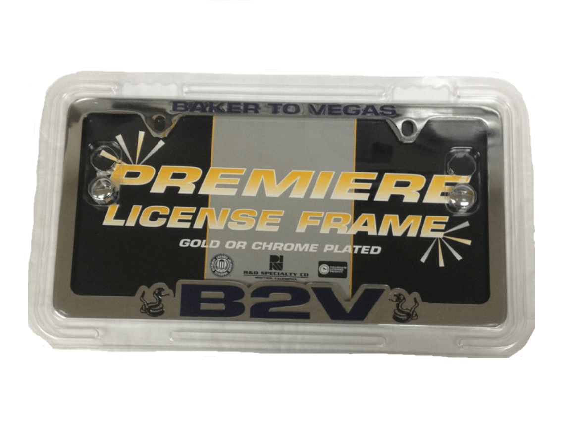B2V Motorcycle License Plate Frame