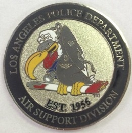 Los Angeles Police Department Air Support Division Challenge Coin LAPD 