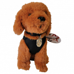 LAPD Plush K9 Hero Golden Doodle