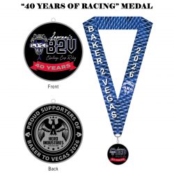 2026 B2V "40 Years of Racing" Medal